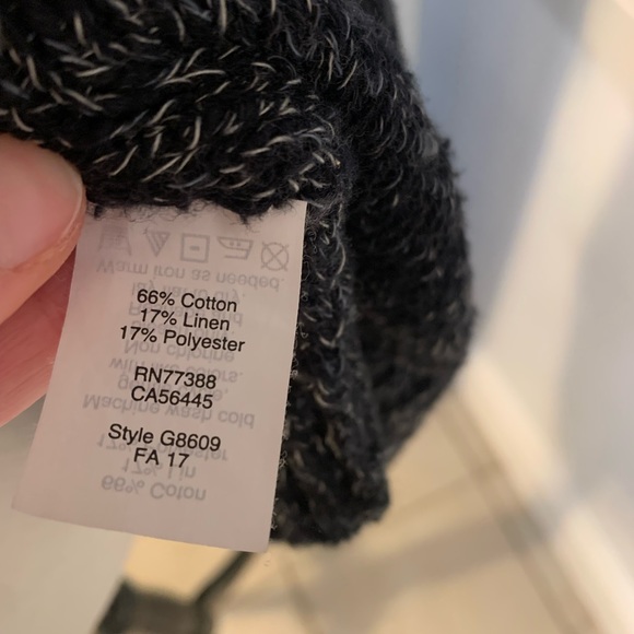 J.Crew | open front black cardigan size small - Picture 2 of 6